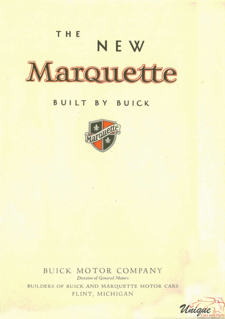 1930 Buick Marquette Booklet Page 16